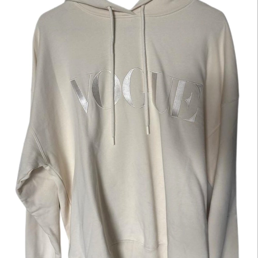 Vogue Collection Cream Hoodie. New with tags
